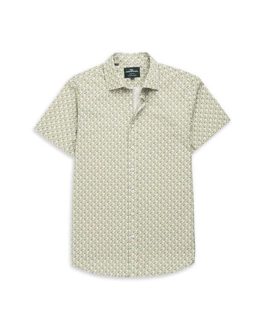 Rodd & Gunn Green Avonside Short Sleeve Organic Cotton Button-Up Shirt for men