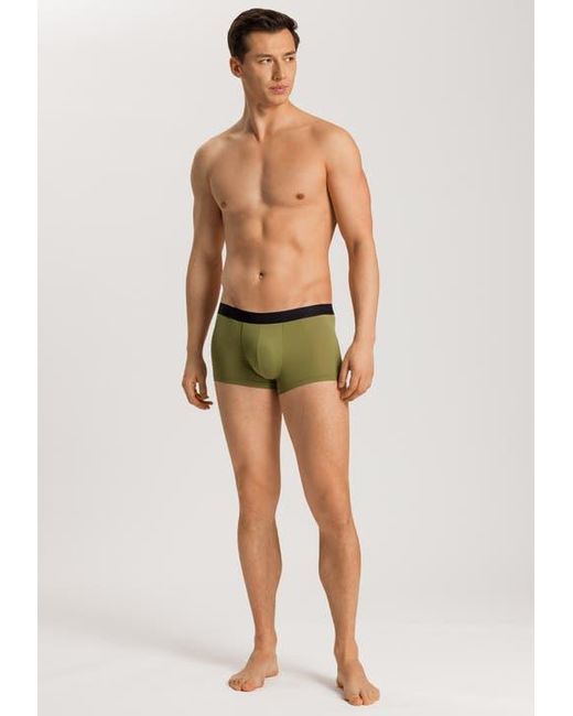 Hanro Micro Touch Boxer Briefs For Men – Super Soft Stretch Microfiber, No-Fly Design, Double-Lined Pouch