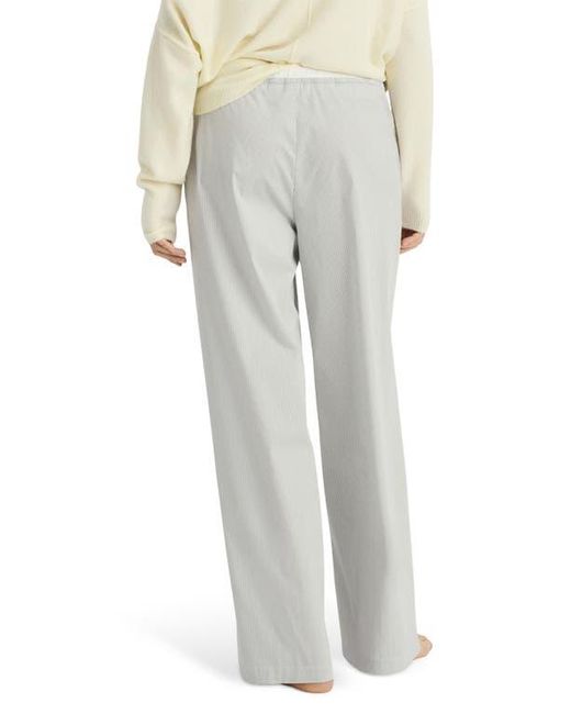 Mango Gray Stripe Pajama Pants