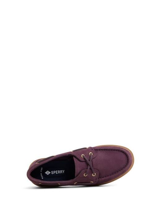 Sperry Top-Sider Purple Wells Boat Shoe