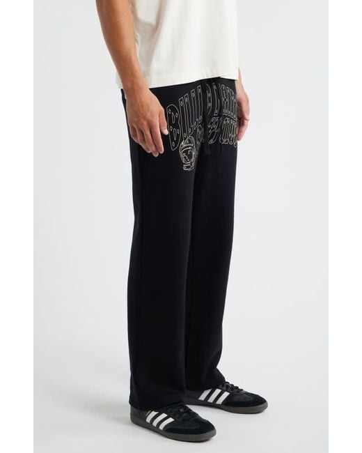 BBCICECREAM Black Bb Curve Sweatpants for men