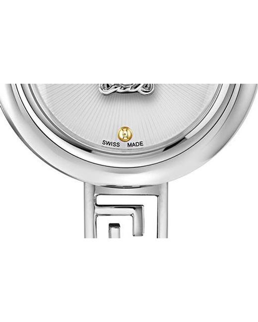 Versace Metallic Medusa Eclipse Bracelet Watch, 28Mm