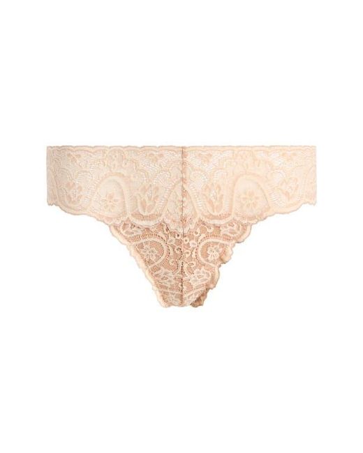 Commando Natural 'Tulip' Lace Thong