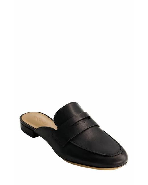 Bernardo Black Balda Loafer Mule