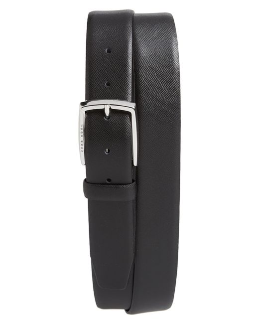 hugo boss black leather belt