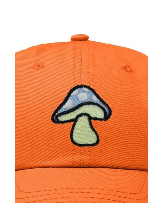 Alix Orange Mushroom Hat for men