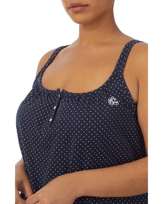 Ralph Lauren Blue Double Strap Nightgown