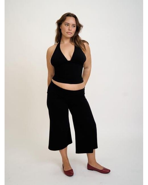 Oddli White Cropped Gaucho