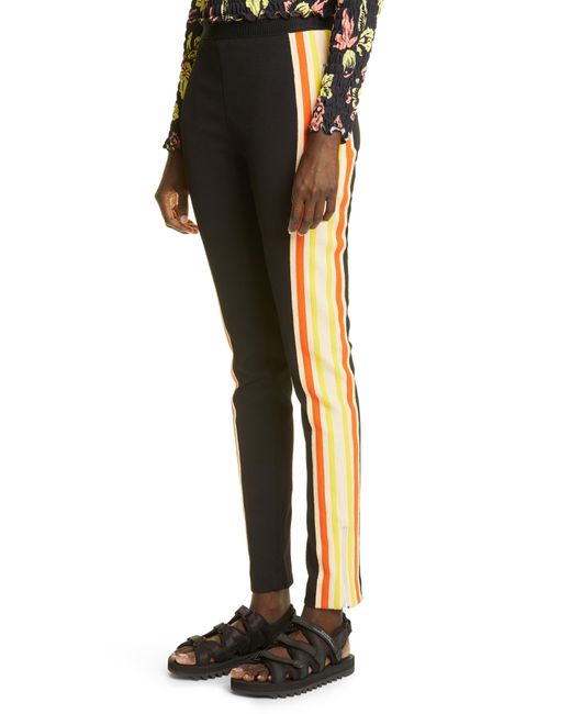 MERYLL ROGGE Black Side Stripe Pants