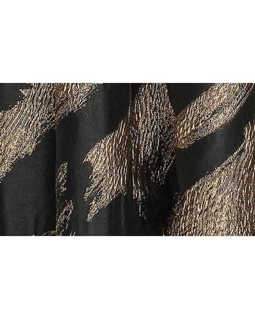 Donna Karan Green Strapless Fit & Flare Gown