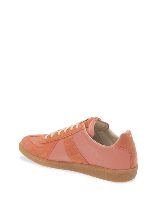 Maison Margiela Pink Replica Low Top Sneaker for men