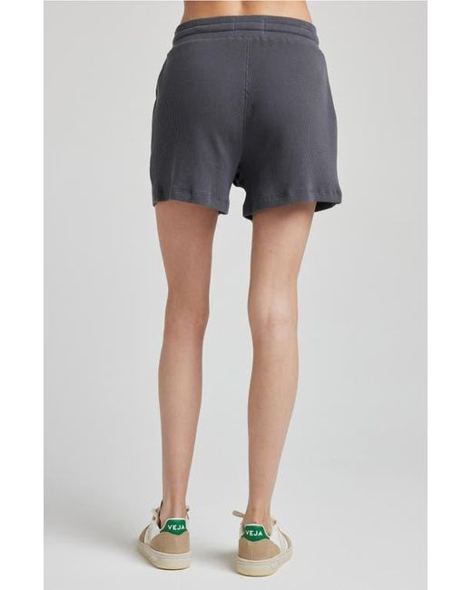 Losano Black Organic Cotton Drawstring Short