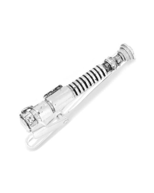 Cufflinks Inc. White Luke Skywalker Lightsaber Tie Clip for men