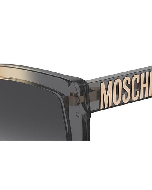 Moschino Multicolor 55mm Gradient Cat Eye Sunglasses