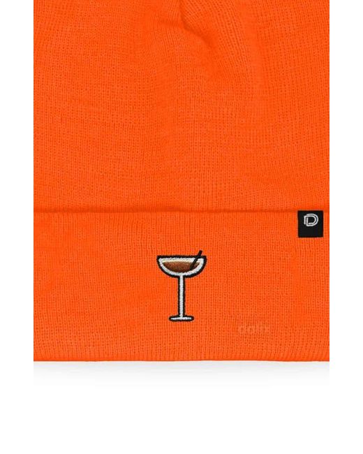 Alix Orange Espresso Martini Beanie Cap