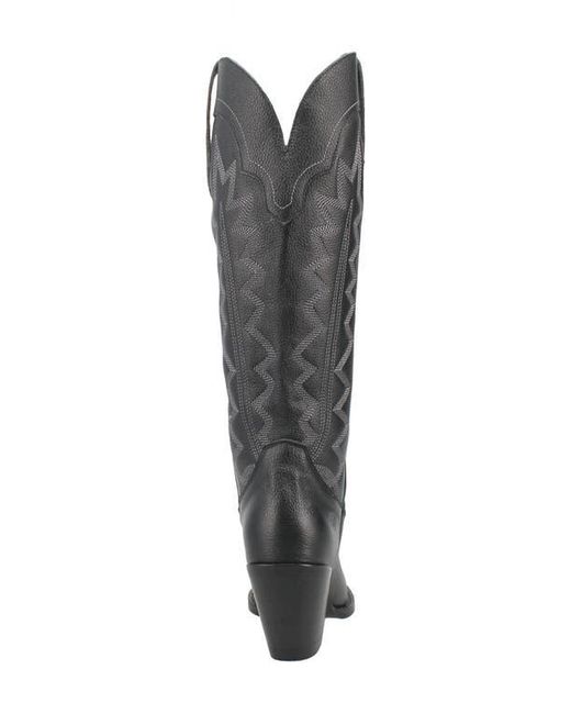 Dingo Black Knee High Western Boot