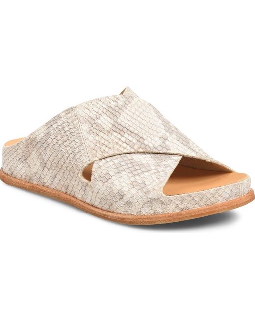 Kork-Ease White Tutsi Slide Sandal