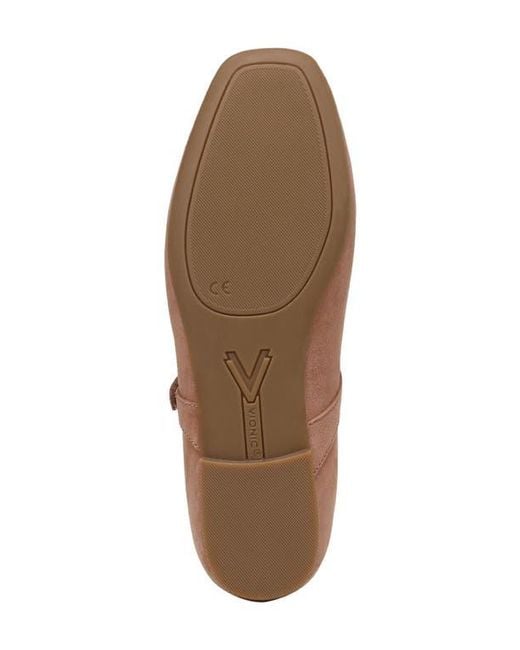 Vionic Brown Alameda Mary Jane Flat
