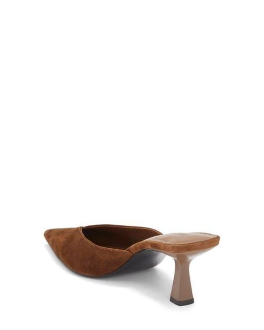Steve Madden Brown Mod Pointed Toe Mule Pump