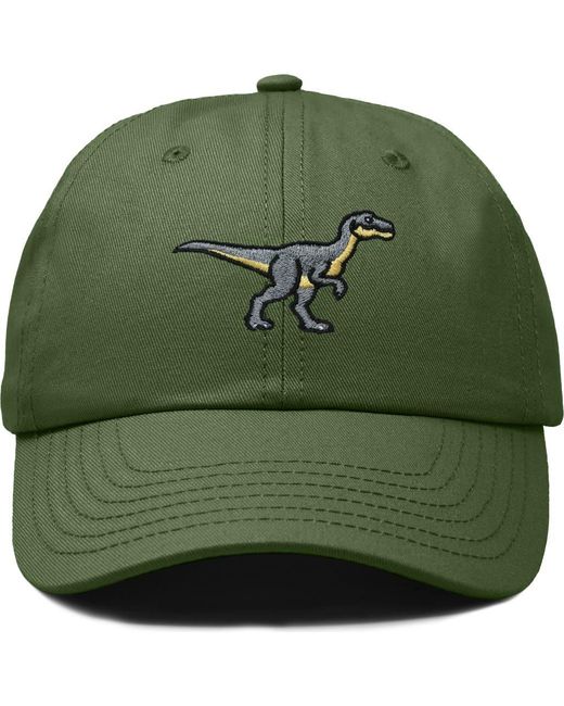 Alix Green Velociraptor Dad Cap for men