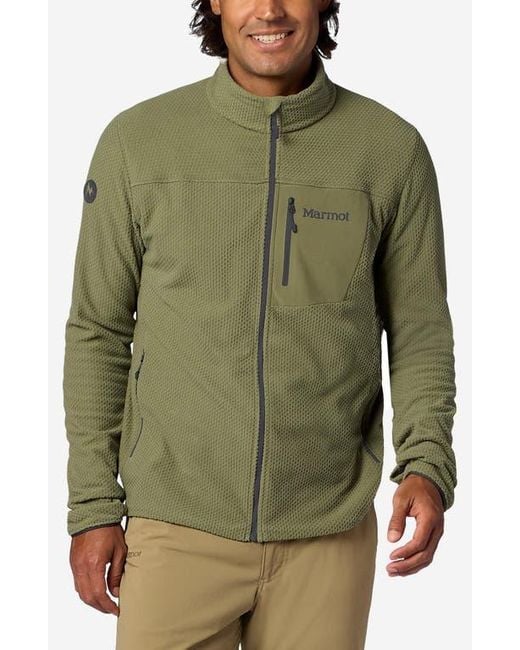 Marmot Green Airfleece Jacket for men