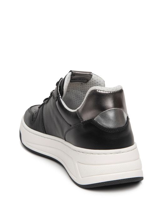 Nero Giardini Clean Retro Leather Sneaker in Black | Lyst