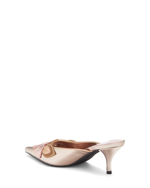 Jeffrey Campbell Natural Franny Pointed Toe Mule