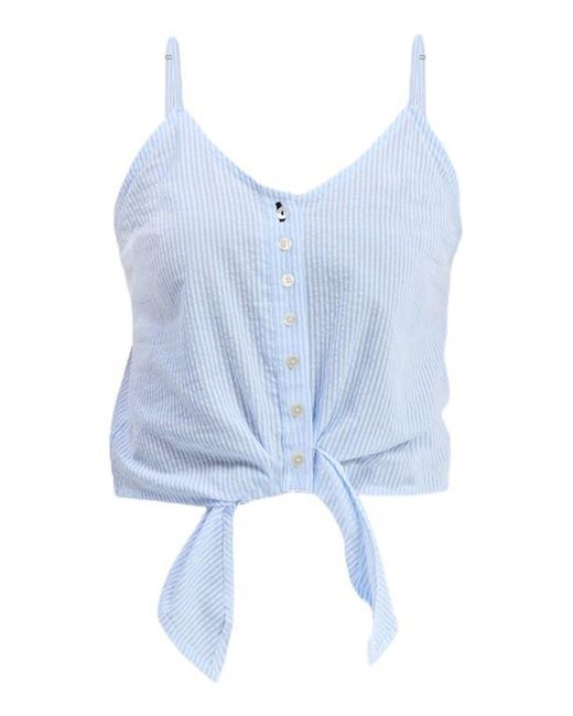 REISTOR Blue Pool Day Tan Lines Stripe Camisole