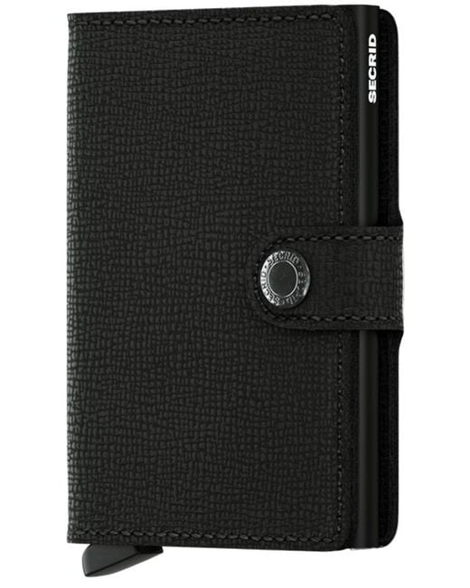 Secrid Black Miniwallet Crisple