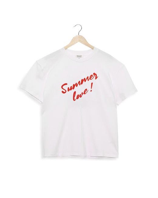 Gottex Beach Life White Printed Swim Cover Up Tshirt Fit