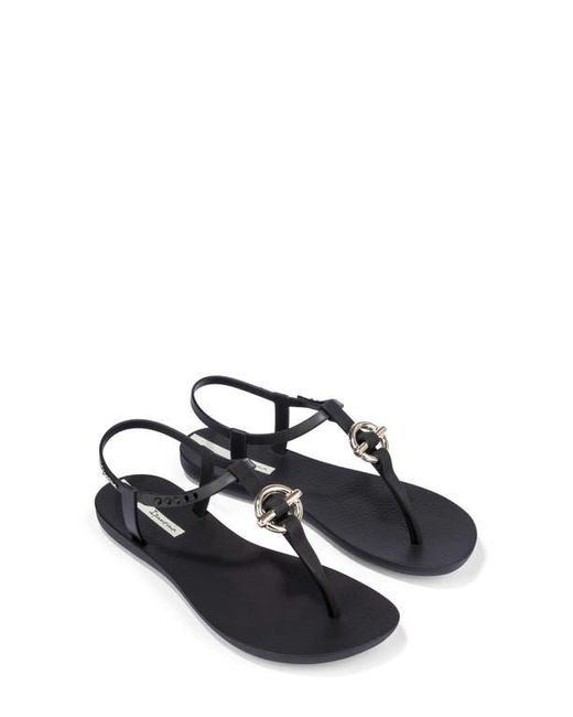 Ipanema Black Class Belt Ankle Strap Sandal
