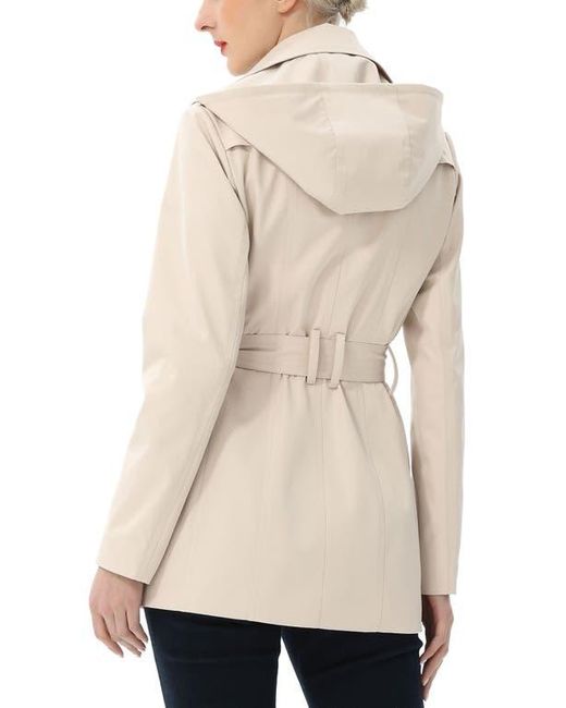 Kimi + Kai Natural Noa Short Trench Coat