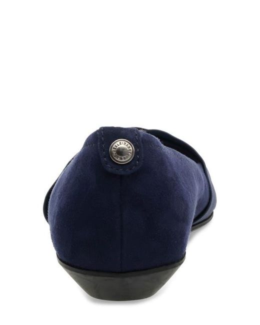 Anne Klein Blue Oalise Pointed Toe Flat