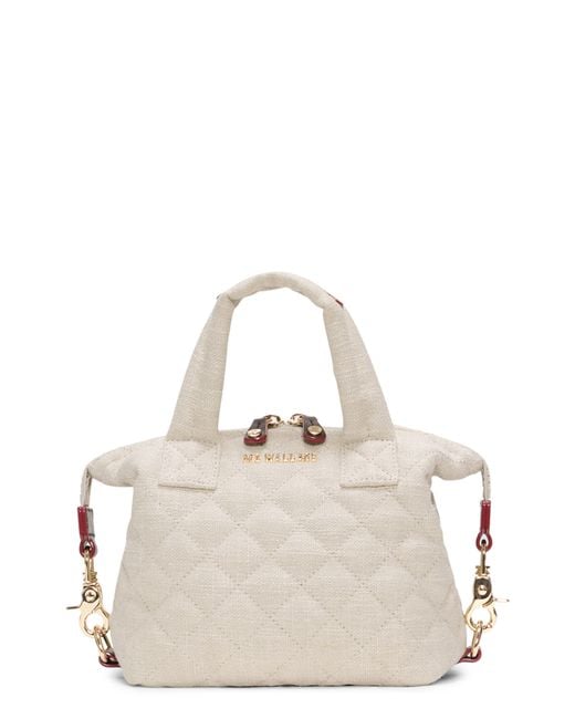MZ Wallace Natural Micro Sutton Tote