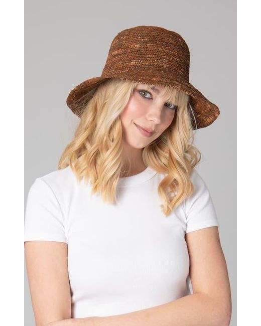 San Diego Hat Brown Weekend Straw Bucket Hat