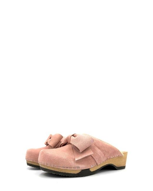 KUNSTEN Pink Embla Bow Clog