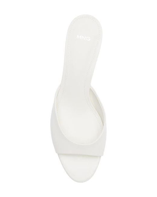 Mango White Play Sandal