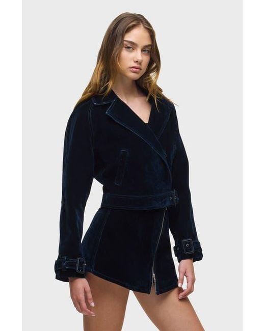 Hudson Blue Raglan Moto Jacket