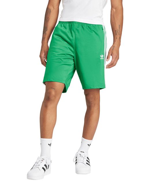 Adidas Originals Green Adicolor Firebird Sweat Shorts for men