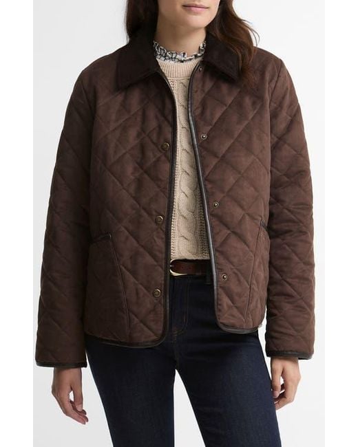 Barbour Brown Sonya Quilted Jacket