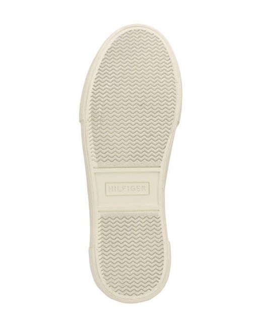 Tommy Hilfiger White Logo Jacquard Sneaker