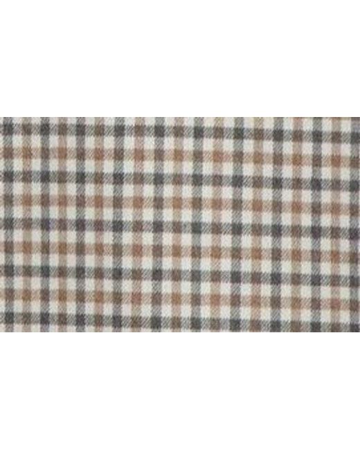 Boglioli Gray Check Button-Down Shirt for men