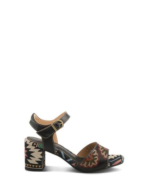 Spring Step Brown Sassyclass Ankle Strap Sandal