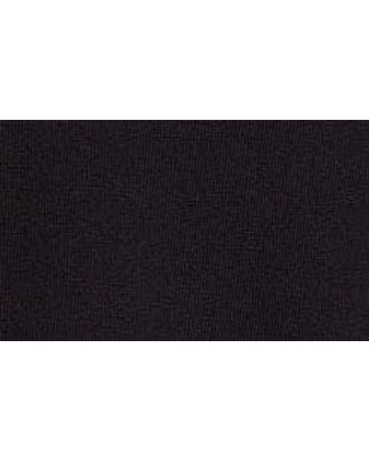 Thom Browne Black 4-bar Short Sleeve Stretch Merino Wool Turtleneck Sweater