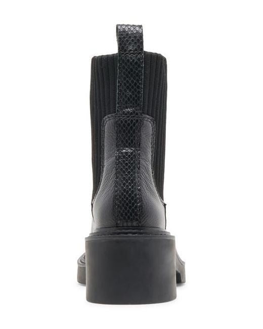 Dolce Vita Black Hilora Water Resistant Chelsea Boot