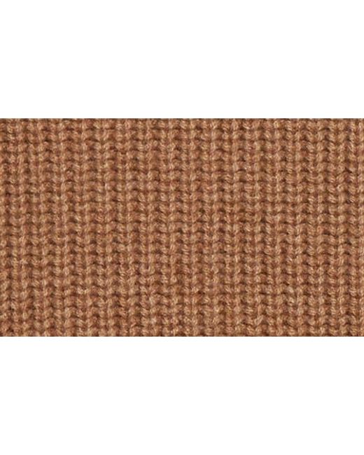 Veronica Beard Brown Matilda Virgin Wool & Cashmere Turtleneck Sweater