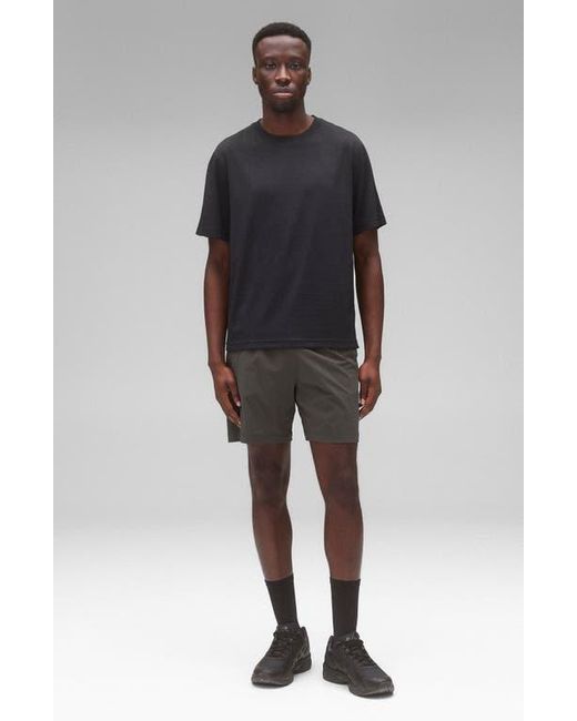 Reigning Champ Black 7-Inch Performance Nylon Training Shorts for men