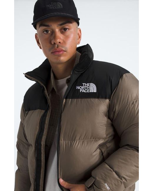 The North Face Brown 1996 Retro Nuptse 700 Fill Power Down Packable Jacket for men