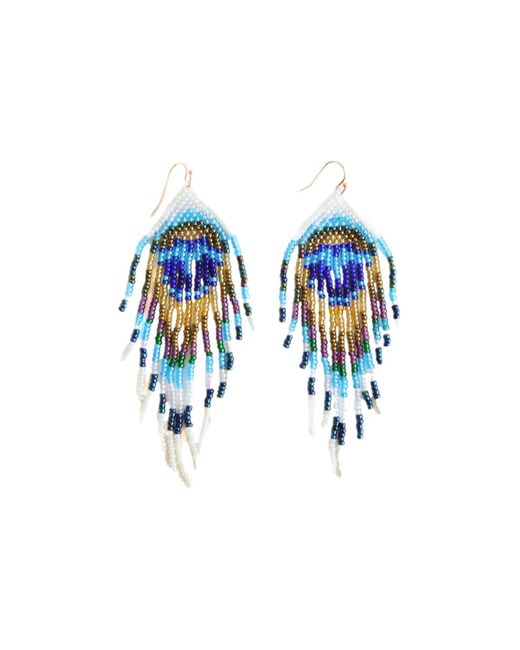 Fosterie Blue Embera Earrings