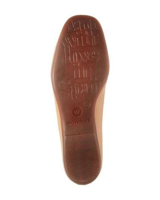 Wonders Natural Ballet Flat